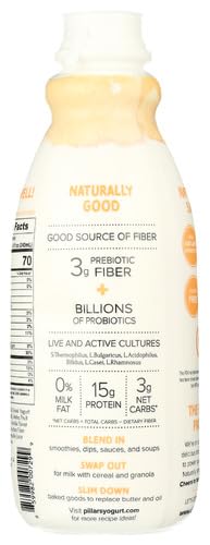 Pillars Vanilla Drinkable Greek Yogurt, 32 Fz