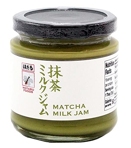 Matcha Milk Jam by Hotaru Foods Premium Organic Matcha  Spread  condiment  8.81 oz