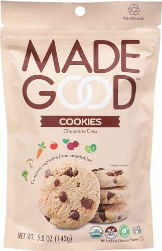 MADEgOOD Organic chocolate chip cookies, 5 OZ