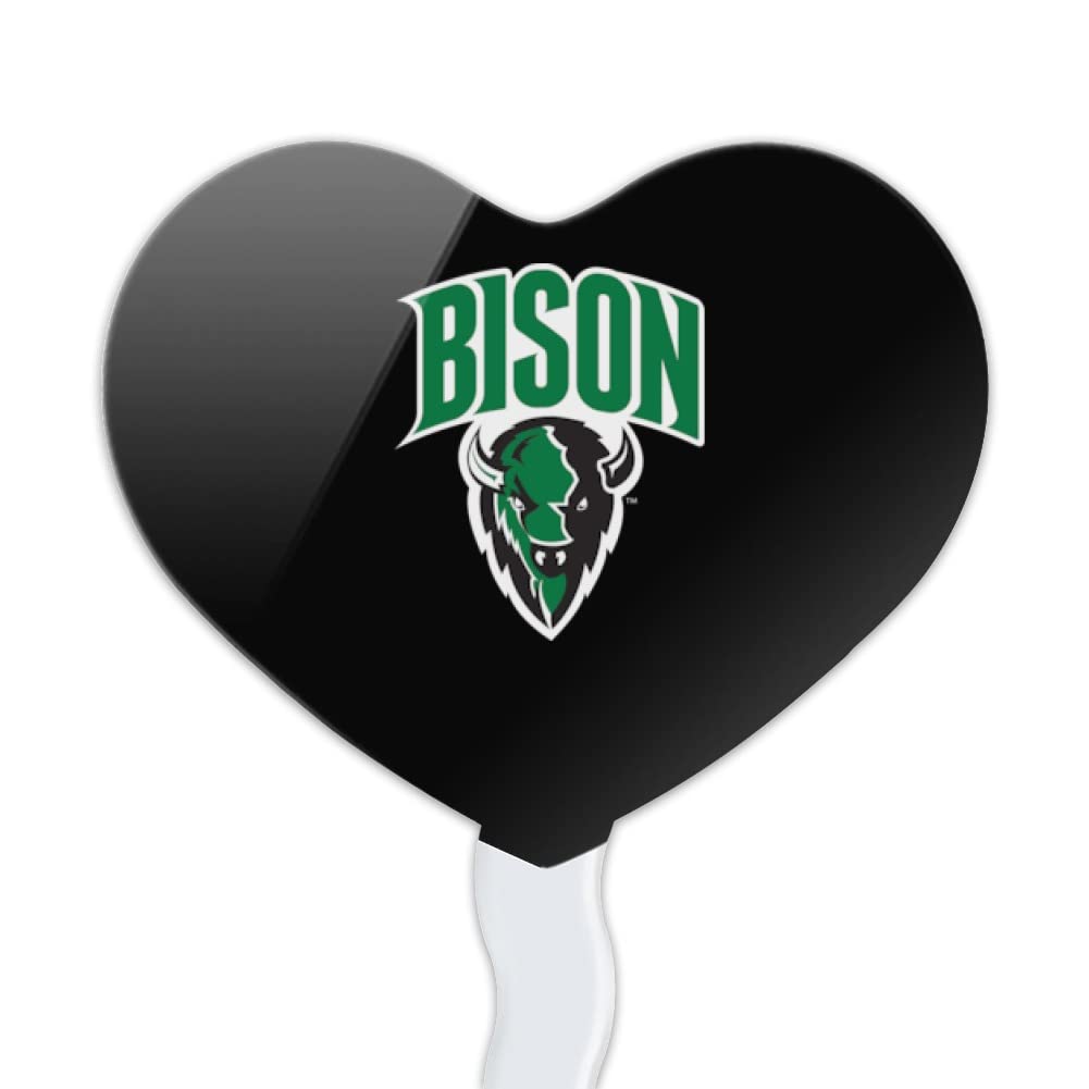 GRAPHICS & MORE Cupcake Picks Set of 6, Acrylic, Oklahoma Baptist University Theme, Model CUPT.HRT.ACR.6PK.CLCOBU500B
