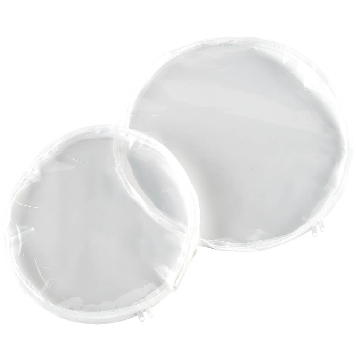Fox Valley Traders Zippered Pie Crust Making Bags  Beautiful Pie Crusts With Ease  Mess-Free Dough Rolling - Set Includes 2 Sizes 10 Dia. And 13 Dia. Durable Plastic With Clear Top And Zipper - Hand