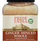 Pride of India ?Ginger Minced Whole ?Gourmet Spice ?Rich in Antioxidant ?Potent Flavor - Great for Adding Flavor to Stir Fries &