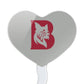 GRAPHICS & MORE Cupcake Toppers Set of 6, Acrylic, Heart Design, Bates College, One Size