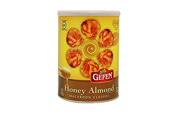 Gefen Gluten Free Kosher for Passover and All Year Round Cookies Canister, Honey Nut Macaroons, 10 Ounce