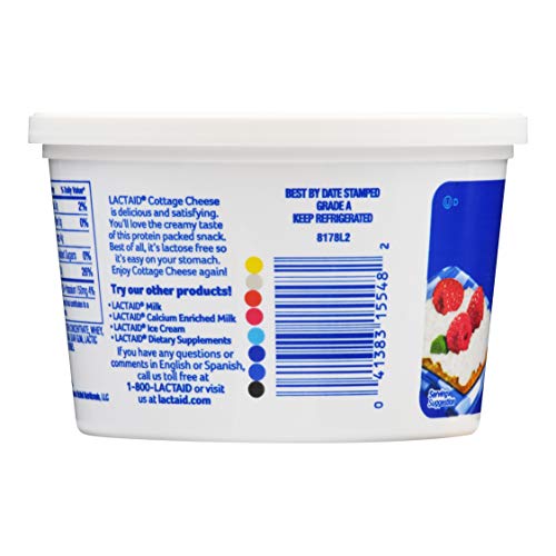 Lactaid, Low Fat Cottage Cheese, Plain, 16 oz