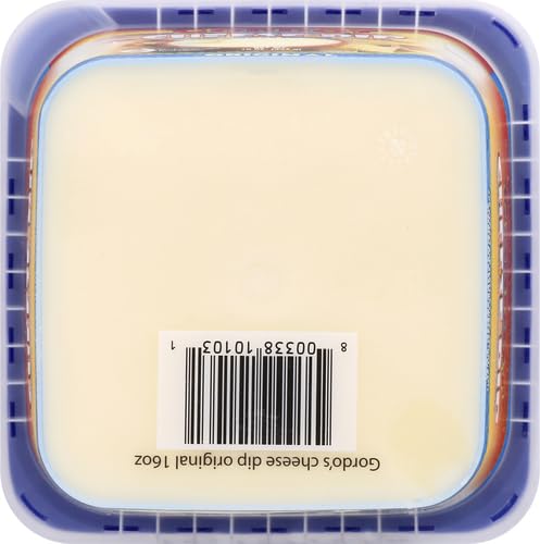 GORDOs Original Queso Blanco Dip, Mexican Cheese Sauce - Great for Nachos, 7 Layer Dip, Appetizer - 16 Oz.