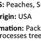 Anna And Sarah Dried Fancy Peaches In Resealable Bag, 1 Lb
