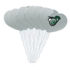 GRAPHICS & MORE Cupcake Picks Set of 6 - Acrylic Heart Decoration - Castleton University