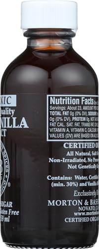 MORTON & BASSETT VANILLA EXTRCT PURE ORG 2 FO