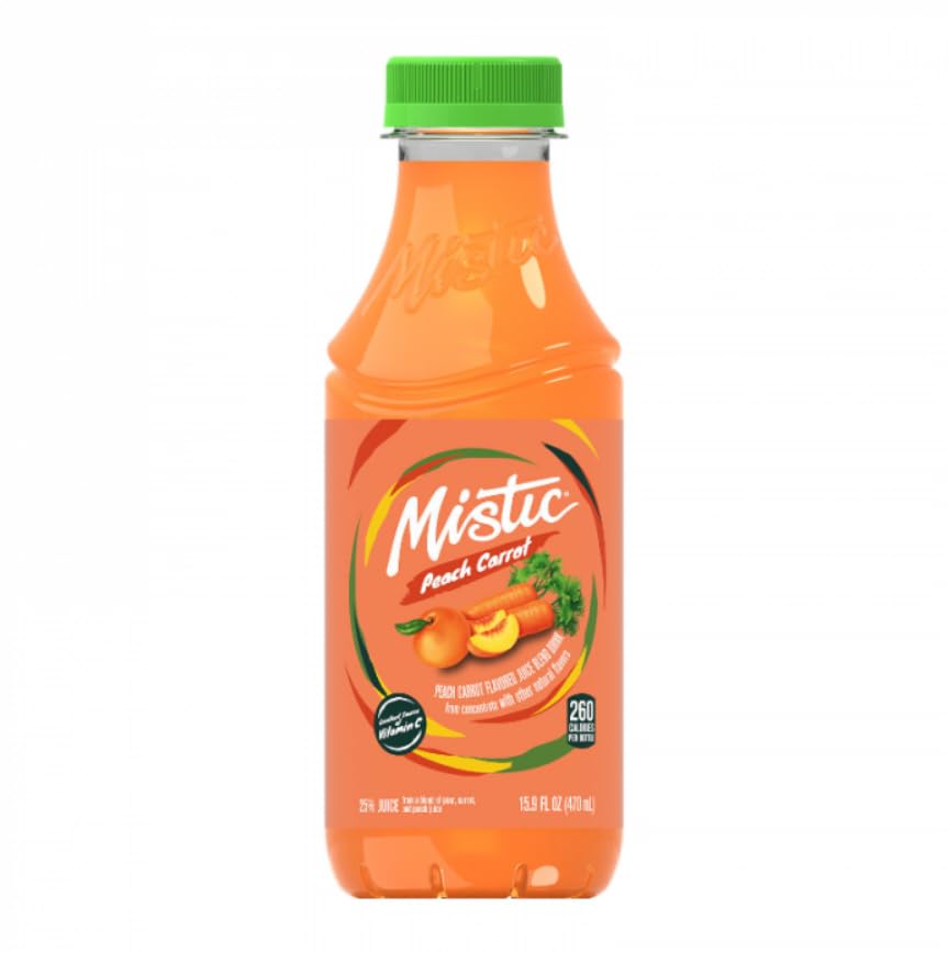 Peach Carrot Juice 16 Fl Oz (12 pack, Peach Carrot)