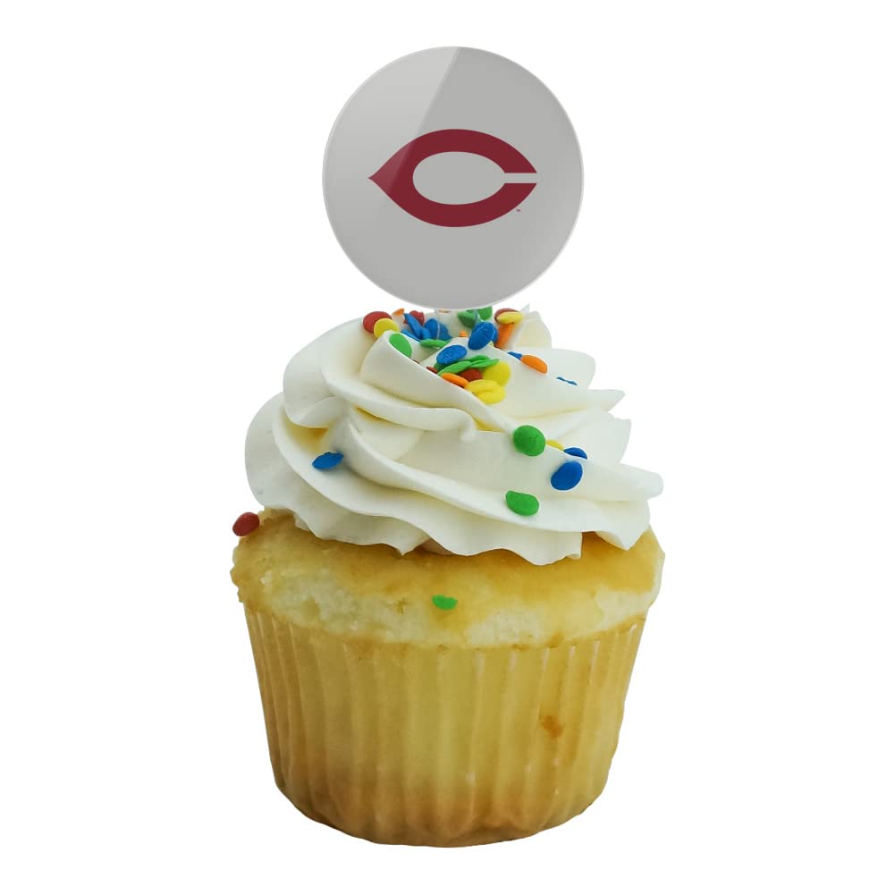University Of Chicago Secondary Logo Cupcake Picks Toppers Decoration Set Of 6