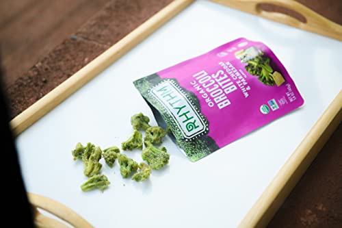 Rhythm Superfoods Crunchy Broccoli Bites, White Cheddar & Parmesan, Organic & Non-Gmo, 1.4 Oz, Vegan/Gluten-Free Vegetable Super