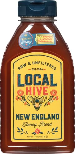 L.R. Rice 100% Pure Unfiltered Local New England Honey, 16 Oz