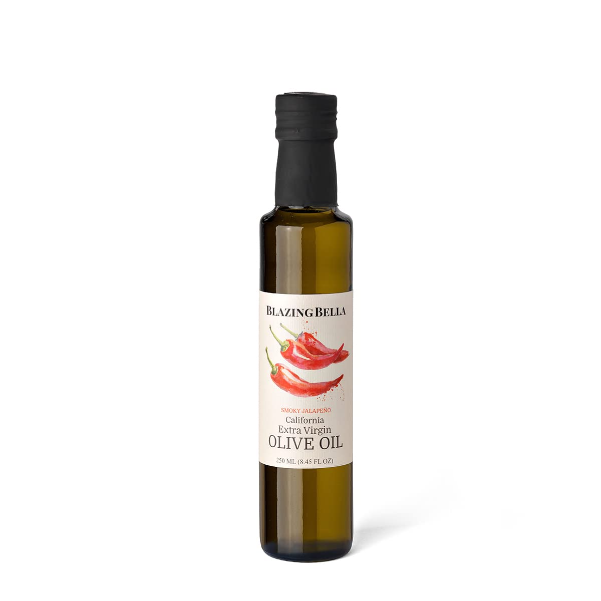 Blazing Bella Smoky Jalapeno Infused Extra Virgin Olive Oil, 8.45 Fl Oz, Pack of 1