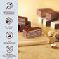 Loacker Coconut Cream Wafer Snack Bars, Milk Chocolate Coated, 1.34 Oz, Pack of 25 Individually Wrapped Snacks