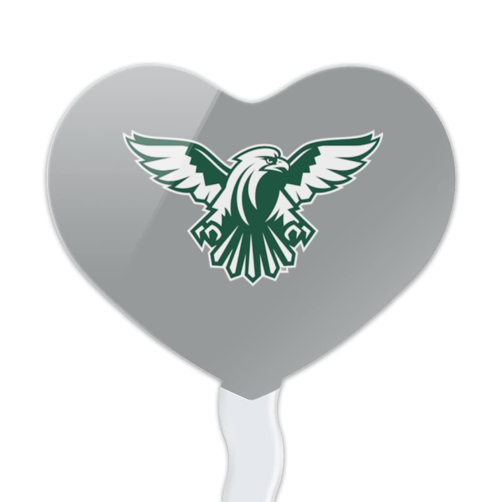 GRAPHICS & MORE Cupcake Picks Set of 6, Acrylic, Northeastern State University, One Size, Heart Decoration