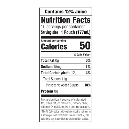 Capri Sun Strawberry Kiwi Naturally Flavored Kids Juice Drink Blend (10 ct Box, 6 fl oz Pouches)