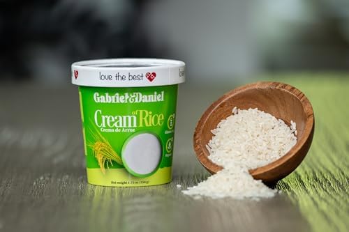 Gabriel & Daniel Creamy Rice Hot Cereal Cup – Non-GMO, Gluten Free – Pack of 6