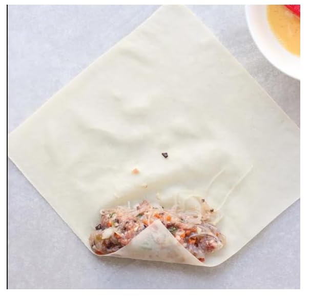 Generic Menlo Wrappers Lumpia Wrapper, 3 Packs, 30 Sheets, 16 oz per pack, Easy Peel, Extra Crispy, 6-7 x 4-5 inches