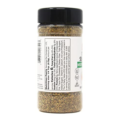 Badia Italian Seasoning Mediterranean Blend, 1.25 Ounce (Pack Of 6)