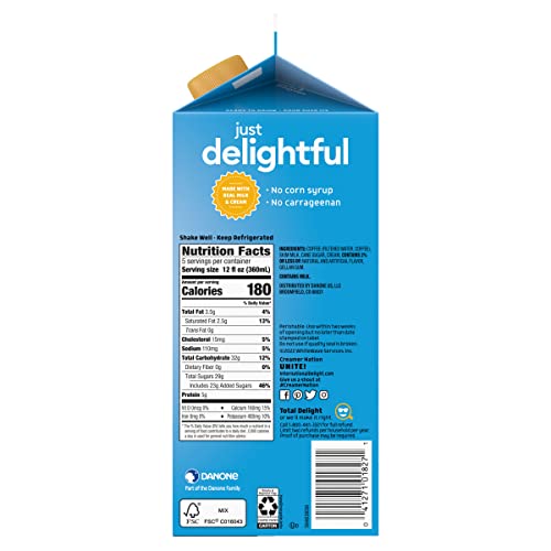 International Delight Iced Coffee, Caramel Macchiato Liquid, 64 oz.