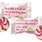 Scripture Candy, Strawberries & Cream Hard Candy 1 Pound Bag, 75 Pieces