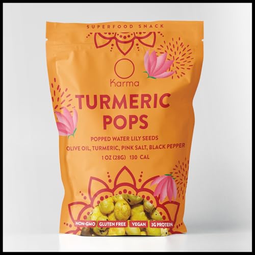 Karma Variety Popped Water Lily Seeds (Makhana) - 7 Flavor Variety Pack | Plant Based High Protein Gluten-free Nutritious Crunch