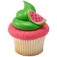 Fruit Slice Shapes - Lemon, Lime, Orange, Watermelon And Kiwi Edible Sugar Cake Toppers, 12 Count
