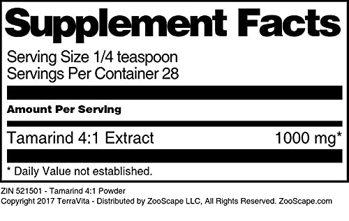 Tamarind 4:1 Powder (1 oz, ZIN: 521501) - 3 Pack