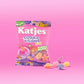 Katjes Vegan Gummy Candy, Sweet and Sour Fruity Snacks, 4.9oz Bags, 3 Pack, Gelatin-Free, No HFCS, Palm Oil Free