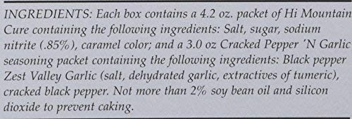 Hi Mountain Jerky Seasoning and Cure Kit,  ed Pepper & Garlic, 8 oz, Model 066C-X, Perfect for Beef, Venison, Elk, & Deer