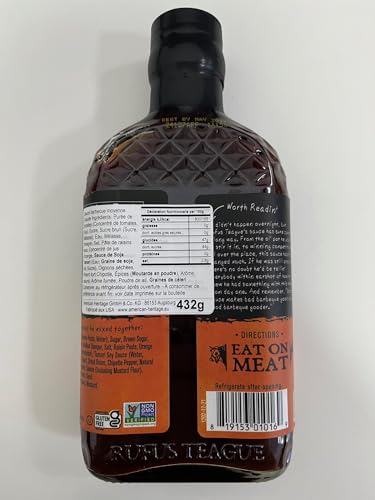 Rufus Teague Sauce Bbq Touch O Heat 16 OZ