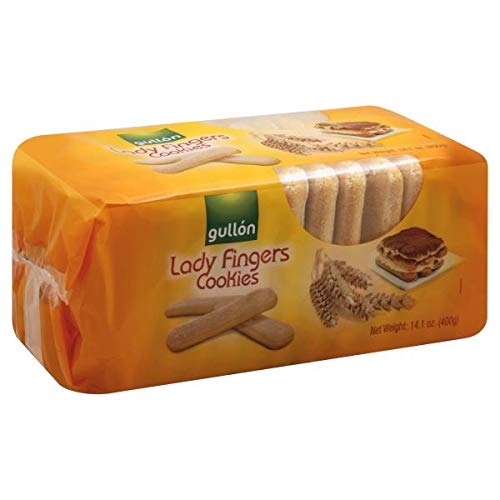 Gullon Lady Fingers Cookies, 14.1 oz (400g), Sweet Biscuit Treats, Perfect for Tea or Snacks