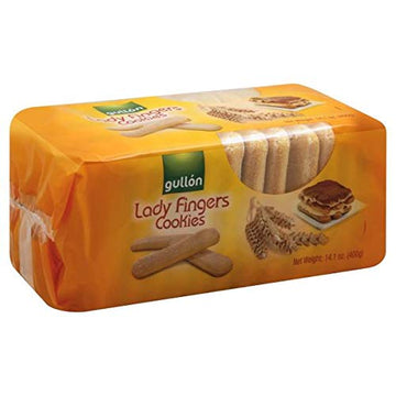 Gullon Lady Fingers Cookies, 14.1 oz (400g), Sweet Biscuit Treats, Perfect for Tea or Snacks