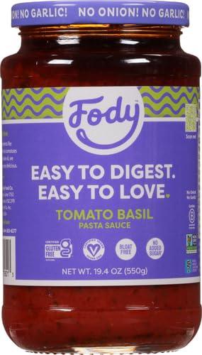 FODY FOOD COMPANY Pasta Sauce, Tomato Basil, 19.4 OZ (0628055758013)