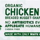 Applegate, Organic Chicken Nuggets, 8oz (Frozen)
