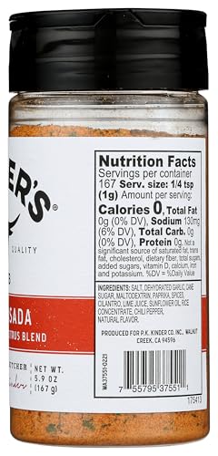 Kinders, Carne Asada Rub, 5.9 Ounce