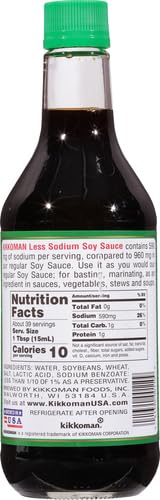 Kikkoman Soy Sauce - Traditionally Brewed, Reduced Sodium Content, Healthy and Authentic, Ideal for Stir-Fries and Marinades - 2