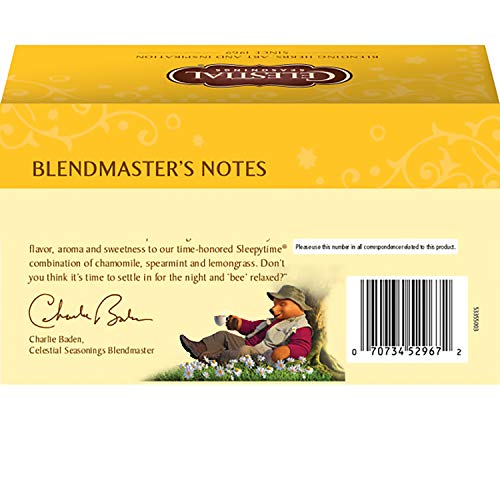 Celestial Seasonings Herbal Tea Jammin Lemon Ginger 20 Count Box