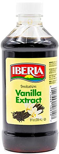 Iberia Imitation Vanilla Extract, 8 Fl Oz, Pack of 1, Model 10810