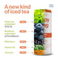 Happy Being Organic Blueberry & Peach Rose White Tea, Caffeine Free, 16 Pack