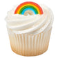 Primary Rabinow Edible Sugar Cake Toppers, 12 Count