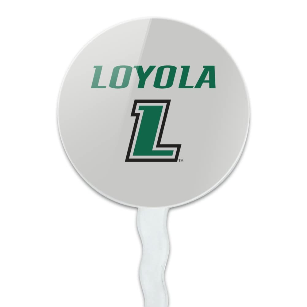 Loyola University Maryland Secondary Logo Cupcake Picks Toppers Decoration Set Of 6