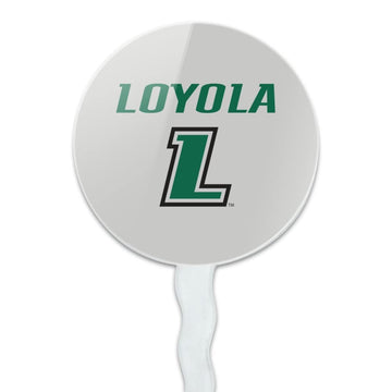 Loyola University Maryland Secondary Logo Cupcake Picks Toppers Decoration Set Of 6