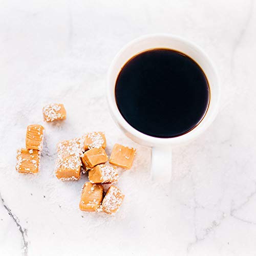 Barnies English Salted Toffee Ground Coffee with Caramel, Molasses and Salted Creamy Butter Flavors, Medium Roasted Arabica Cof