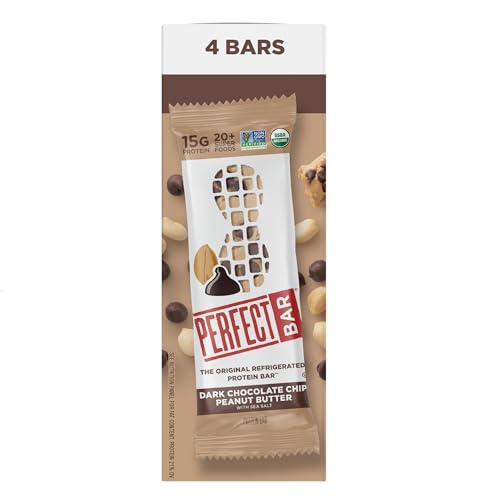 Perfect Bar Gluten-Free Dark Chocolate Chip Peanut Butter Protein Bar, 4 count, 2.3 oz