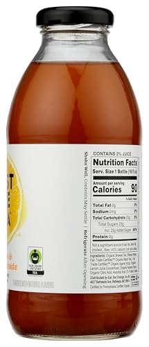 Just Ice Tea Organic Half Tea & Half Lemonade  16 FZ