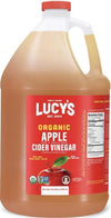 Lucys Organic Apple Cider Vinegar, Unfiltered & Raw, Gallon Size, Non-GMO, 128 Fl Oz