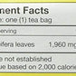 Bio Nutrition Lemon Moringa Tea Bags, 2.1 Ounce