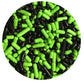 Sprinkle Deco Cake Pop Decorations, Semi-Sweet Edible Confetti Sprinkles, 6oz Bag, Lime Green and Black